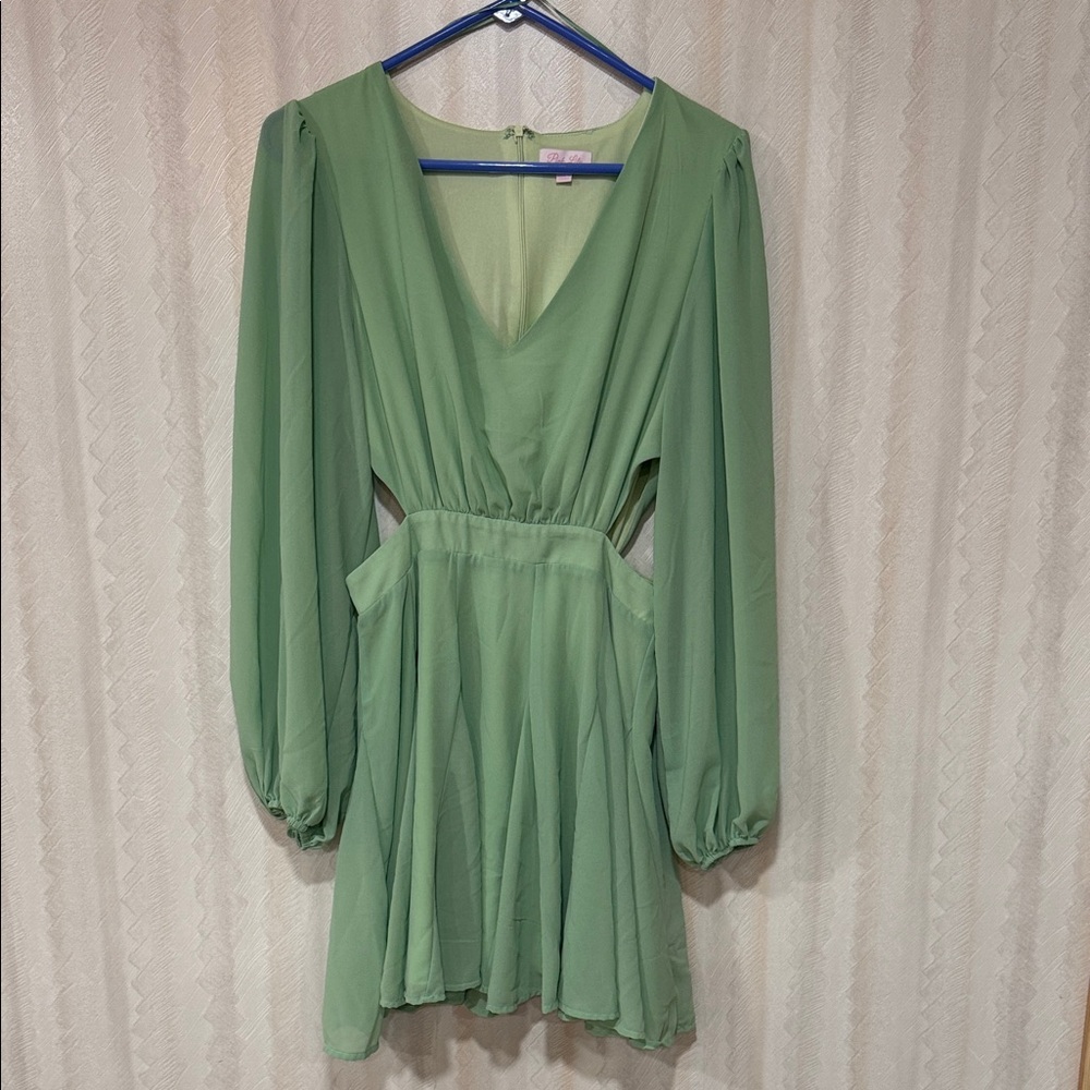 Pink Lily Sage Long Sleeve Dress